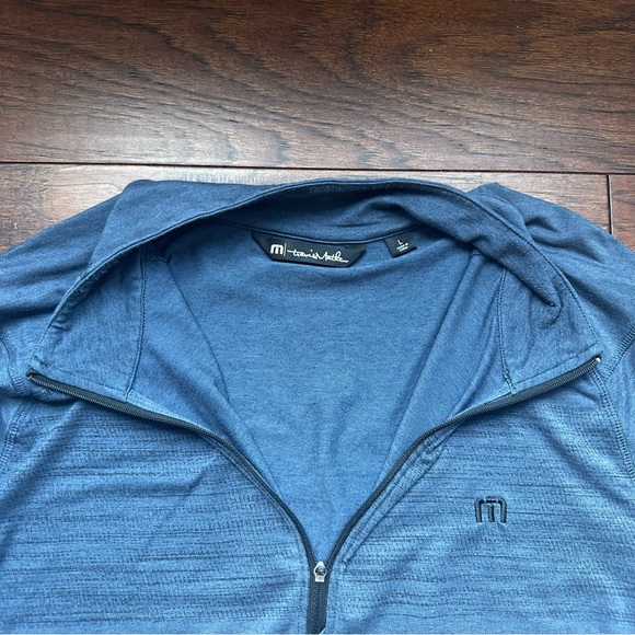 Travis Mathew Blue Long Sleeve Shirt - Picture 4 of 4